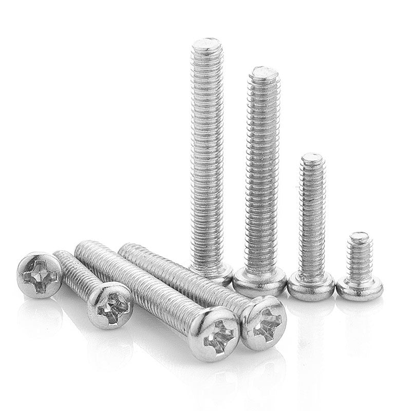 M2 M2.5 M3 NP Cross Round/Pan Head Machine Tooth Precision Electronic Small Screws for Electronic Device DIY Precision Hardware Assembly