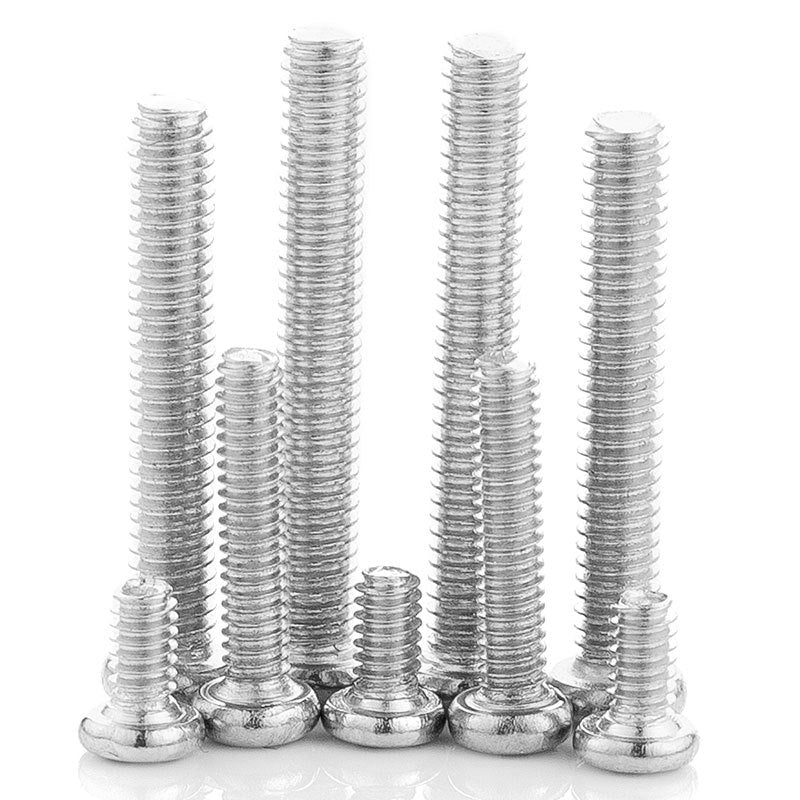 M2 M2.5 M3 NP Cross Round/Pan Head Machine Tooth Precision Electronic Small Screws for Electronic Device DIY Precision Hardware Assembly