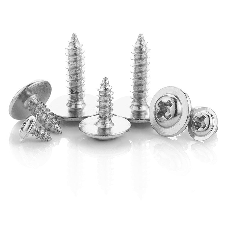 M1.4M1.7M2 Nickel-plated cross pan head with pad self-tapping screw pan head with meson self-tapping screw  for Electronics & Small Devices