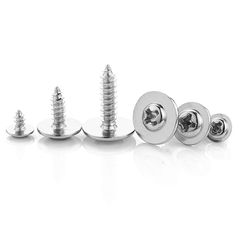 M1.4M1.7M2 Nickel-plated cross pan head with pad self-tapping screw pan head with meson self-tapping screw  for Electronics & Small Devices