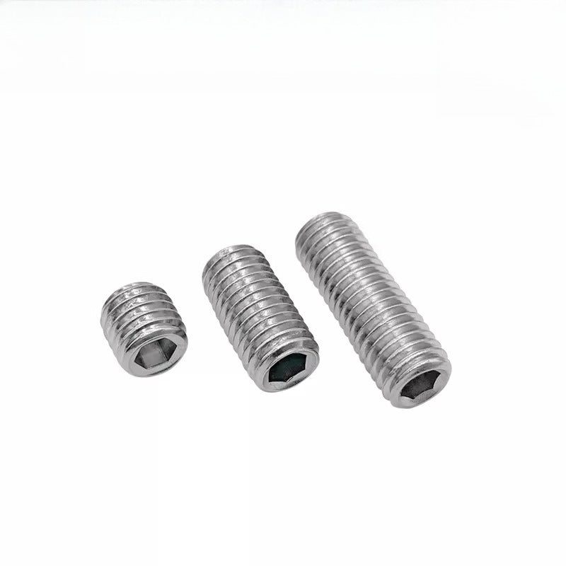 10#-32 UNF US Imperial Set Screw Copper Hex Flat/Concave End Fine Tooth Machine Fastener
