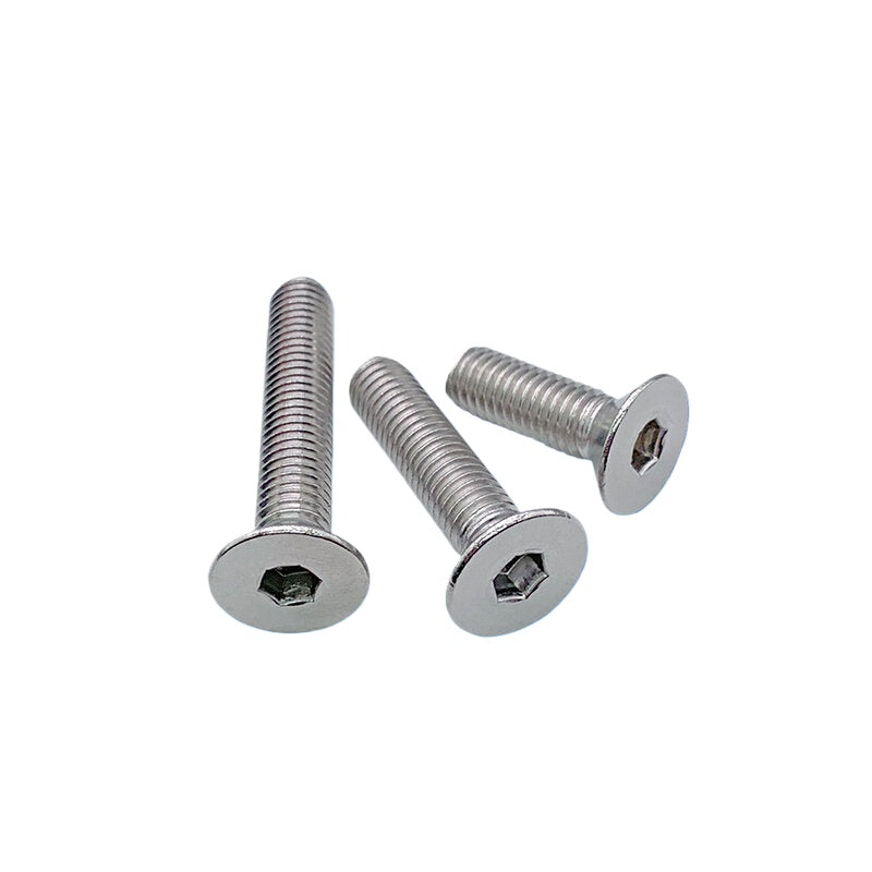 UNC/UNF 304/316 Imperial Machine Screw Stainless Steel Countersunk Flat Head Hex Socket Screw