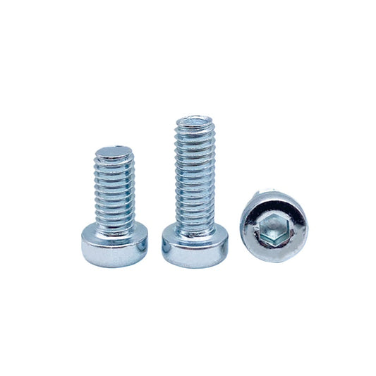 DIN7984 10.9 Grade Blue & White Zinc Screw M4 Hex Cup Head Short Thin Bolt
