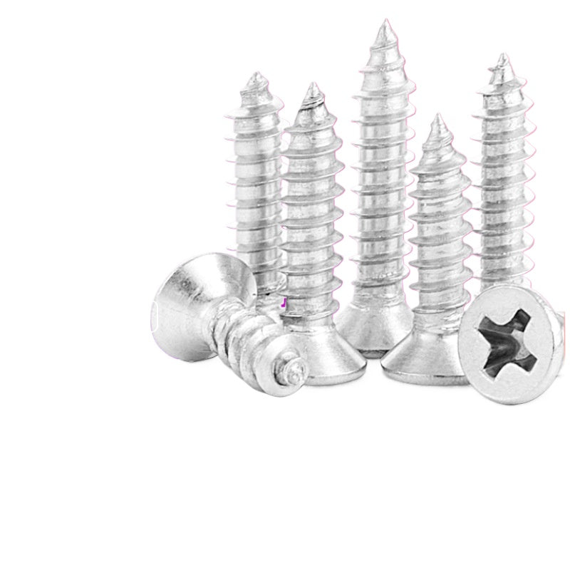 M1.2M1.4 Nickel-plated cross flat head self-tapping small screw Cross slot countersunk head self-tapping screw Electronic small screw  for Electronics & Small Devices
