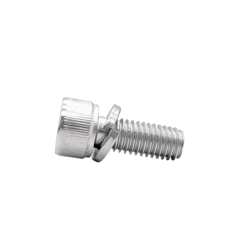 DIN912 M2-M8 Hex Socket Combination Screw 304/316 Stainless Steel Cup Head Elastic Washer 2-Piece Screw