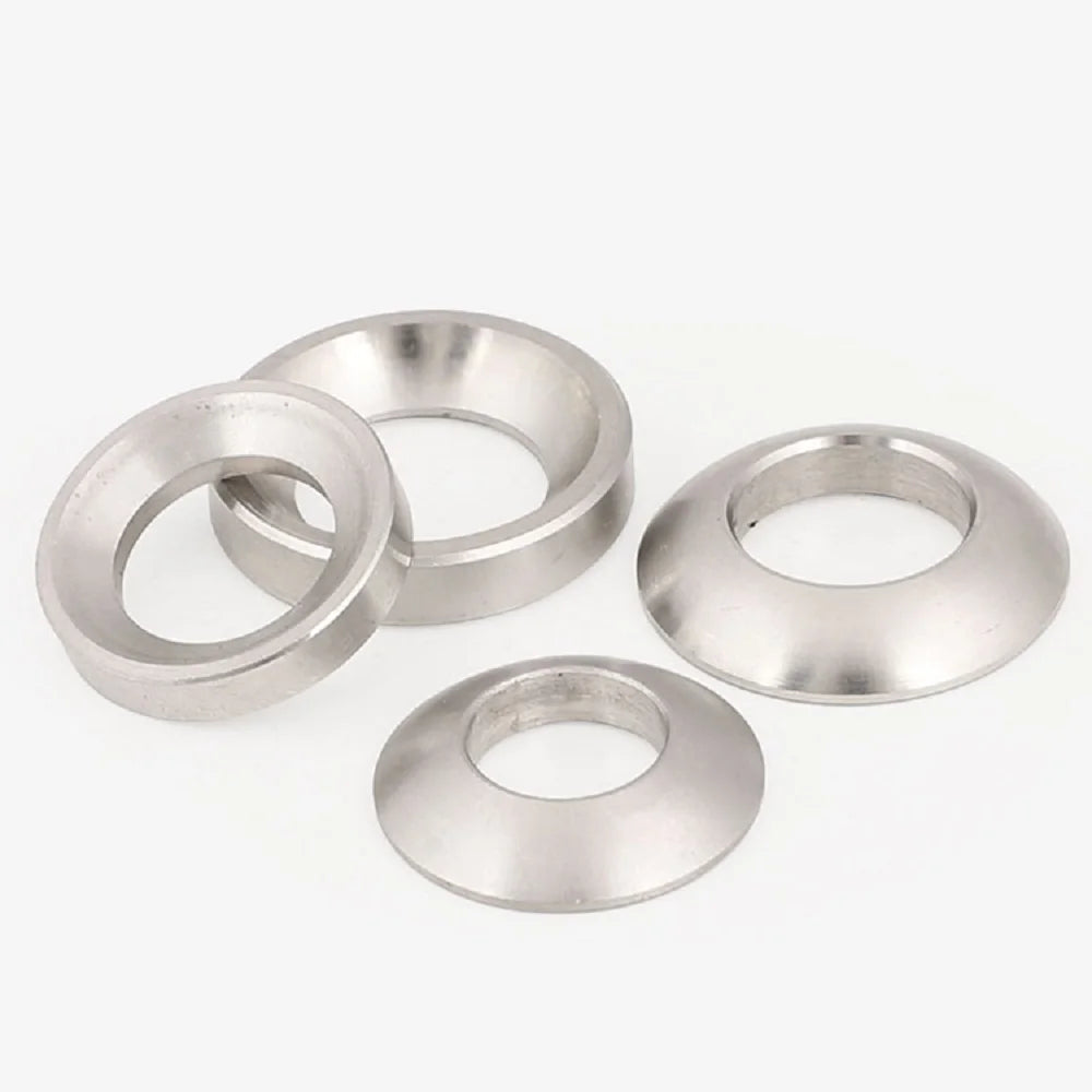 GB850 GB849 M6M8M10M12M16M20 Conical Solid Countersunk Washer SUS304 Gasket Concave Convex Tapered Spherical Cone Washer