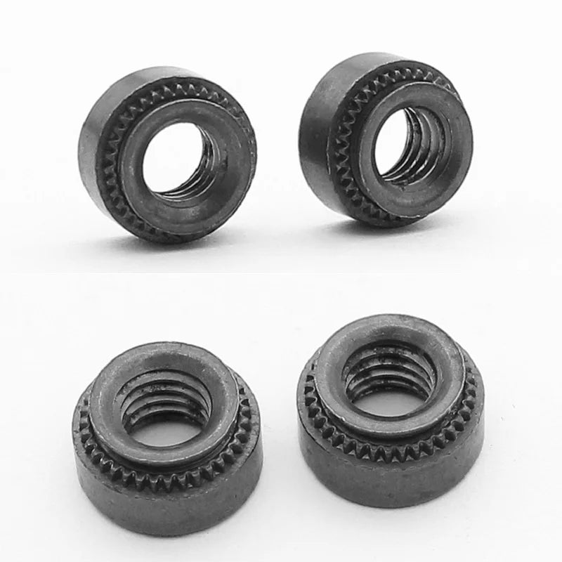 100pcs M2 M2.5 M3 M4 M5 M6 M8 Self-Clinching Nut Press Insert Rivet Nut Nutsert Rivnut Slab 0.8-3.2mm