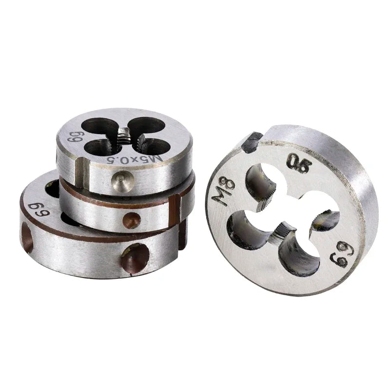 Left Fine tooth 1pc M2 M3 M4 M5 M6 M7 M8 M9 M10 M12 M14 M15 M16 Left Hand Thread Die Metal Threading Tools Metric Thread Die