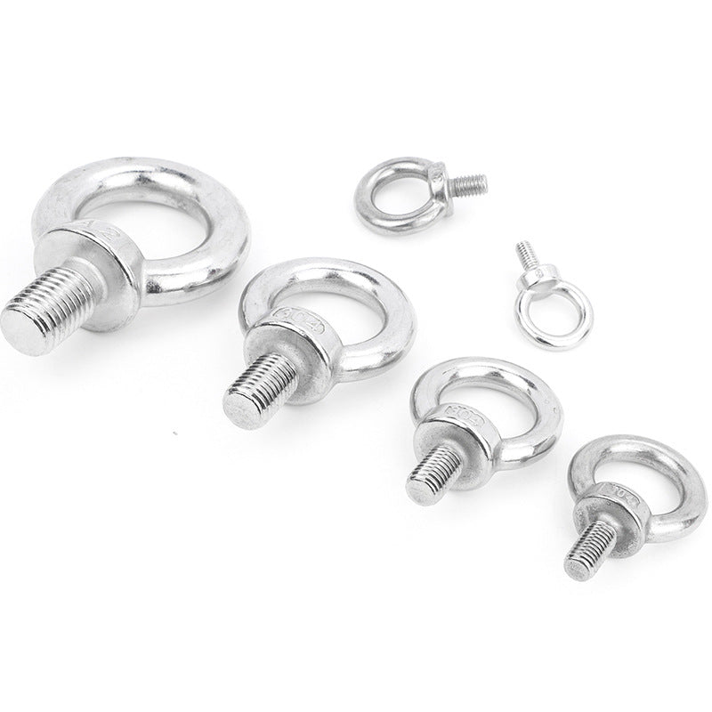 304 stainless steel eye screws, extended teeth, annular lifting joints, bolts, galvanized hooks, rigging screws for Rigging & Hardware