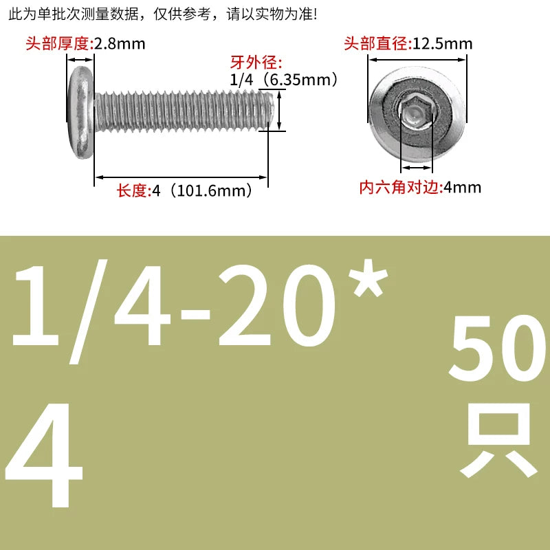 UNC 304 Stainless Steel Screw Nut Set US Imperial Hex Flat Head Chamfer Furniture Pair Lock Splint Fastener