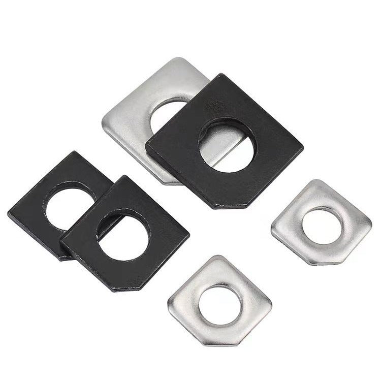 M6M8M10 304 stainless steel square oblique gasket carbon steel square oblique flat gasket square oblique gasket missing angle flat gasket  for Machinery & Furniture Fixing