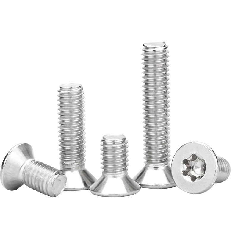 M2/M3/M5/M6 304 stainless steel torx head countersunk screw without column flat head flat cup torx screw  for Construction & Furniture