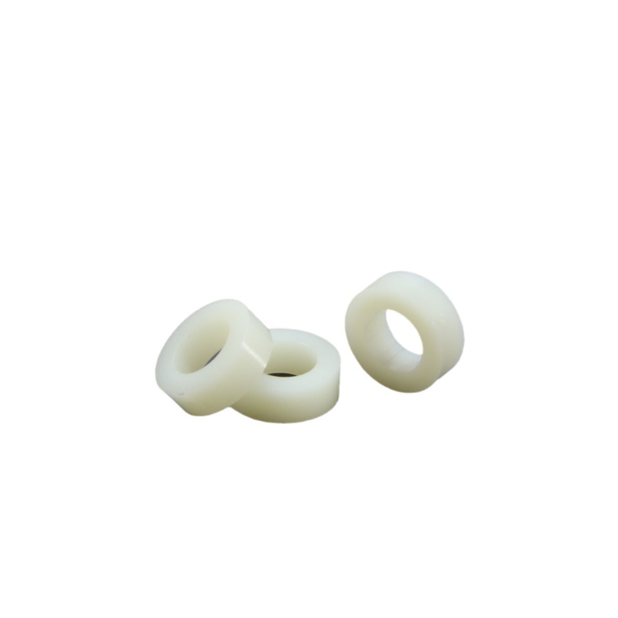 M2.8/M3/M4/M5.2 ABS White Nylon Isolation Column Through Hole Plastic Casing Hollow Through Column Support Column for Circuit Board Mounting