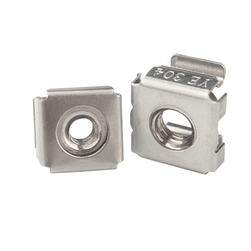 M4/M6/M10 304 Stainless Steel Cassette Nut Galvanized Cabinet Nut Iron Floating Nut for Cabinet & Furniture Assembly