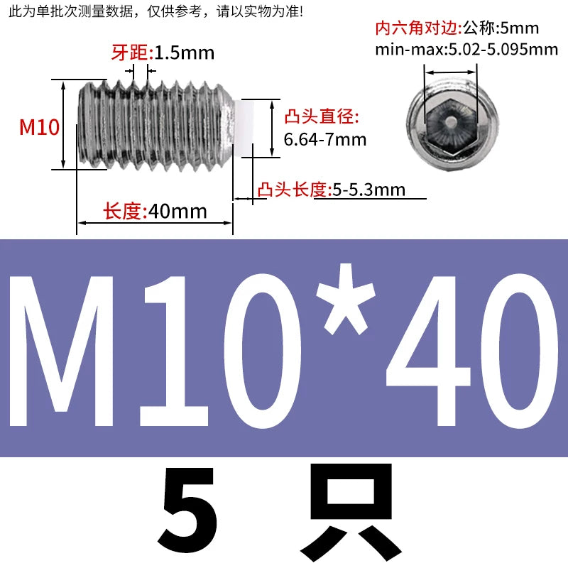 POM/Nylon Rubber Head Plunger 304 Stainless Steel Buffer Stop Screw M2-M10