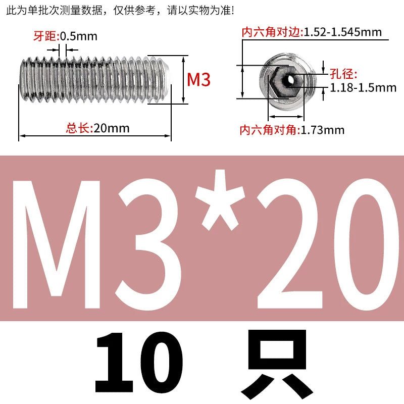 DIN913 Hex Socket Set Screw 304/316 Hollow Perforated Vacuum Exhaust Screw