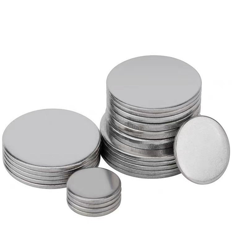 φ 60-φ 80 304 stainless steel disc non-porous metal flat gasket solid gasket plug circular gasket iron plate for Equipment Sealing & Pipe Plugging