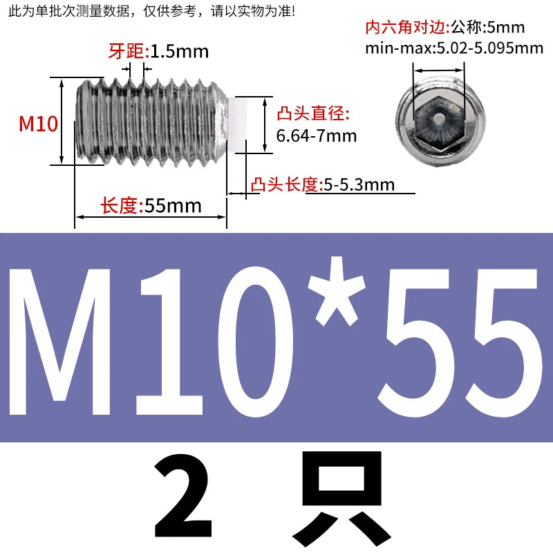 POM/Nylon Rubber Head Plunger 304 Stainless Steel Buffer Stop Screw M2-M10
