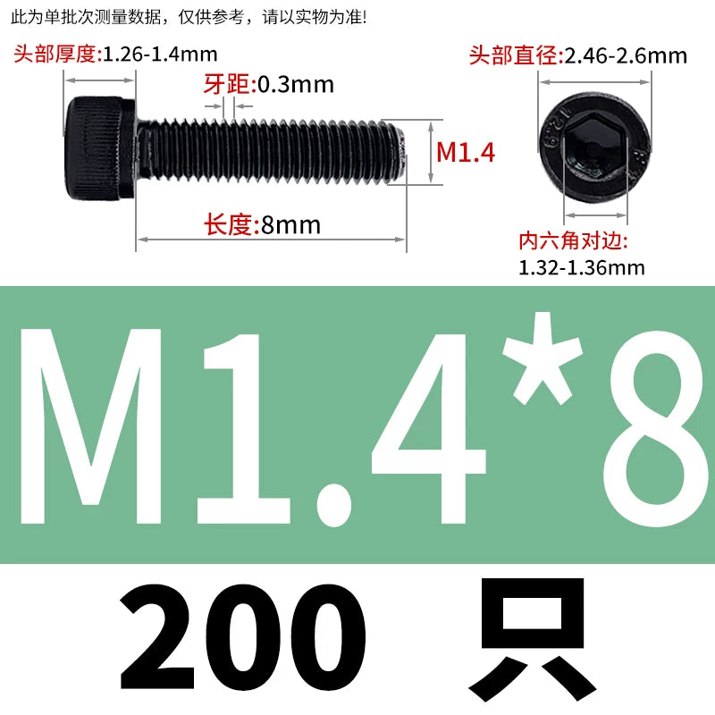 DIN912  M1.4-M16 Grade 12.9 Cup Head Hexagon Screw Full Thread Cylindrical Knurled Head Metric Screw