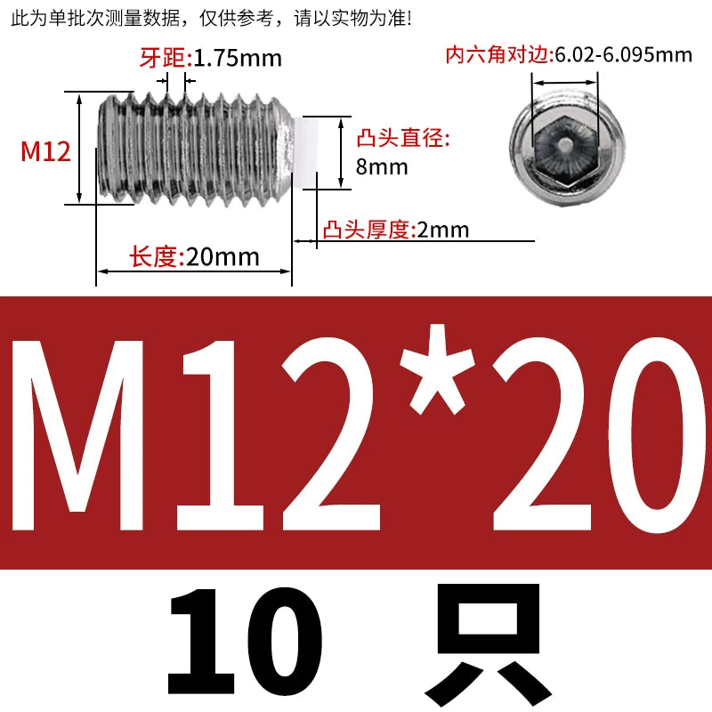 POM/Nylon Rubber Head Plunger 304 Stainless Steel Buffer Stop Screw M2-M10