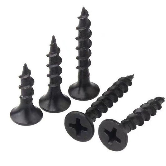 M4.2 Carbon steel black countersunk fast tooth wall panel nails Cross groove fast tooth self-tapping nails for Wall Panel Fixing & Construction
