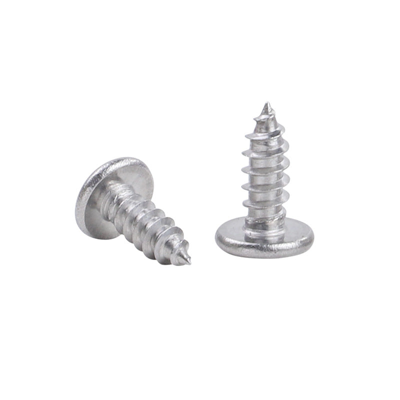 M2/M3/M4/M3.5 304 stainless steel thin head hexagonal self-tapping screw large flat head hexagonal self-tapping screw for Home Renovation & Light Industrial Use