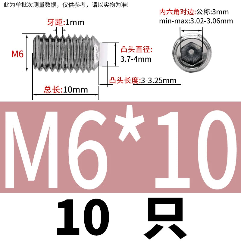 POM/Nylon Rubber Head Plunger 304 Stainless Steel Buffer Stop Screw M2-M10