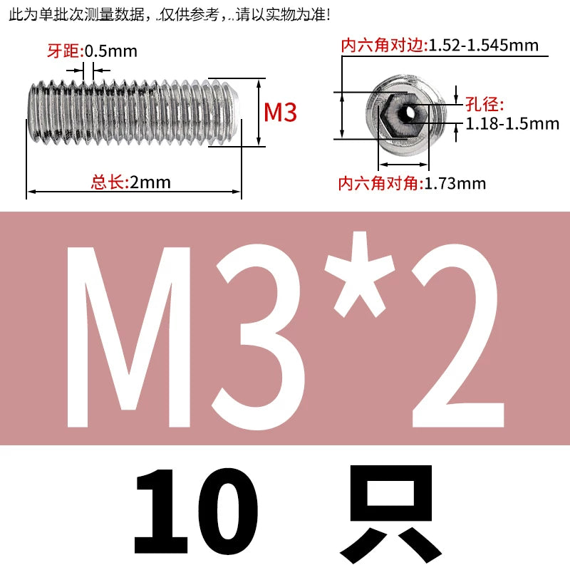 DIN913 Hex Socket Set Screw 304/316 Hollow Perforated Vacuum Exhaust Screw