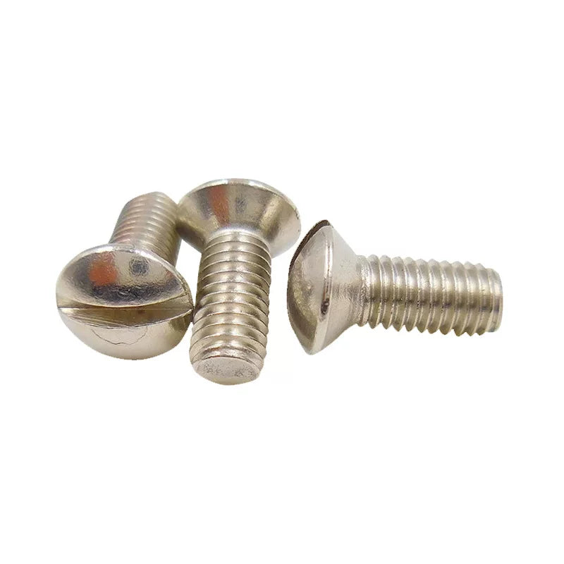 M2 M2.5 M3 M4 M5 GB69 DIN964 A2-70 304 Stainless Steel Slotted Countersunk Half Oval Screw