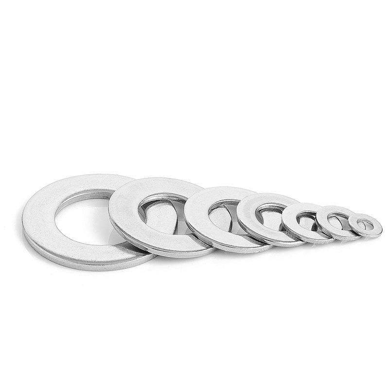 M12/M14/M16/M18 304 Stainless Steel Flat Washers Enlarged Thickened Round Metal Washers for Machinery & Construction