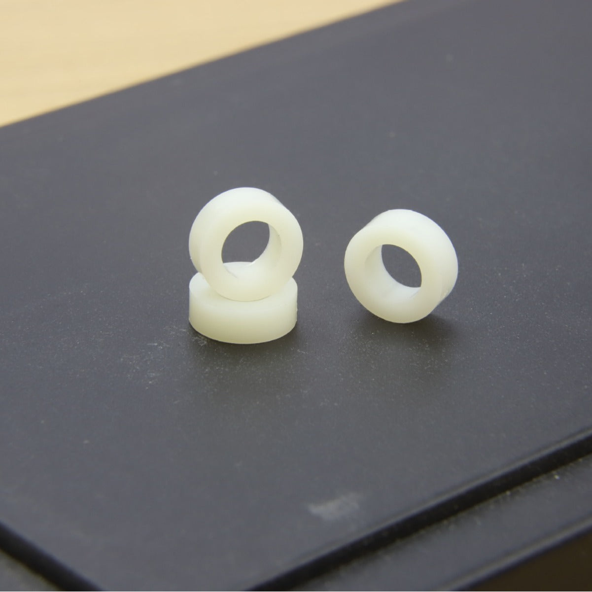 M2.8/M3/M4/M5.2 ABS White Nylon Isolation Column Through Hole Plastic Casing Hollow Through Column Support Column for Circuit Board Mounting