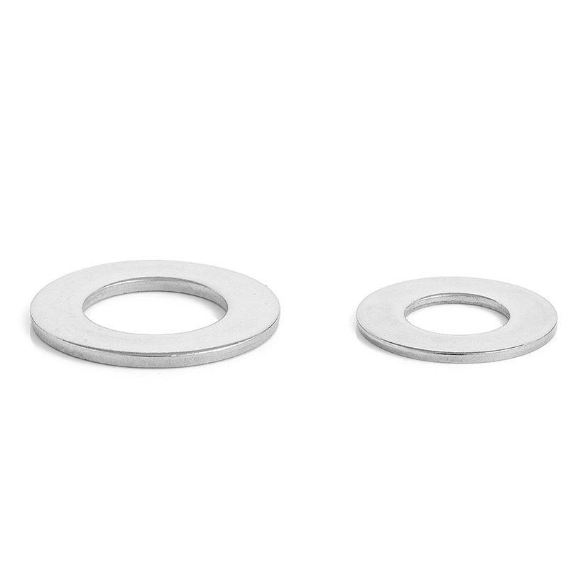 M3 M4 M6 M8 M10 201 Stainless Steel Flat Washers Hardware Metal Washers for Screws & Bolts