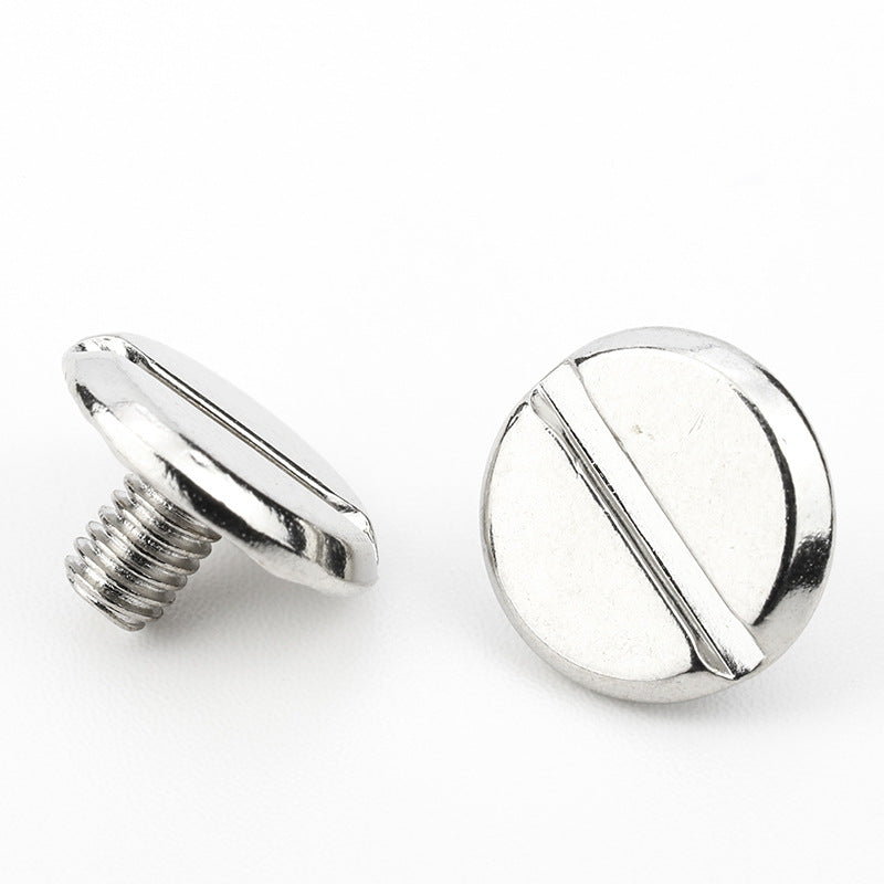 M3/M4 304 stainless steel one-word nail male nail nickel-plated mother and child screw male and female nail letter rivet  for Leather & Craft Assembly