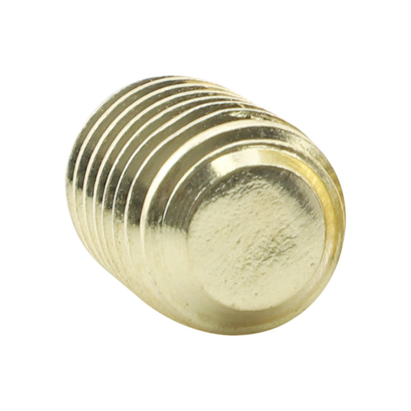 M2/M3/M4/M5/M6/M8 304 stainless steel gold plated flat end machine rice screw stop pay set screw for Industrial Fastening