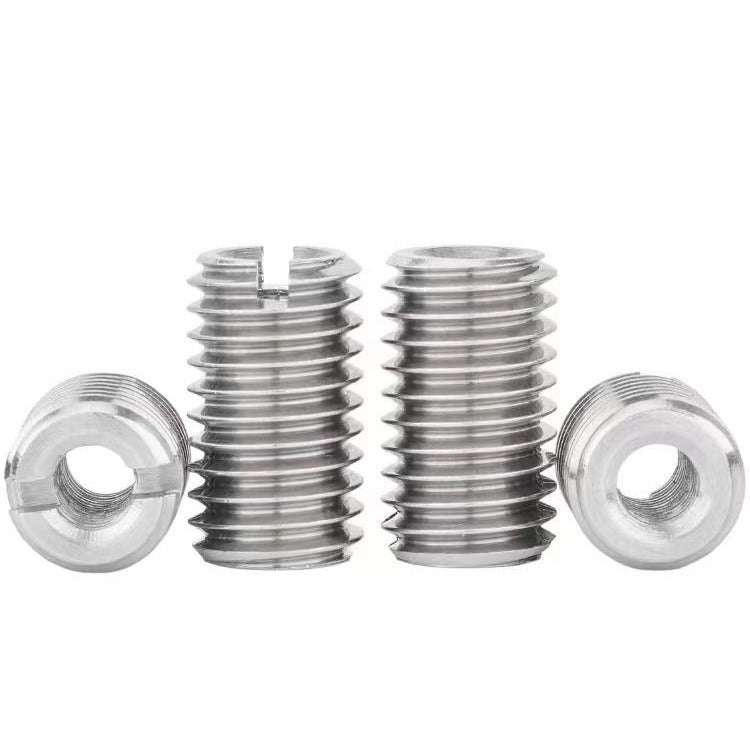 304 Stainless Steel Inner & Outer Tooth Nut Thread Conversion Reducing Nut Repair Wire Sleeve for Thread Conversion & Equipment Repair