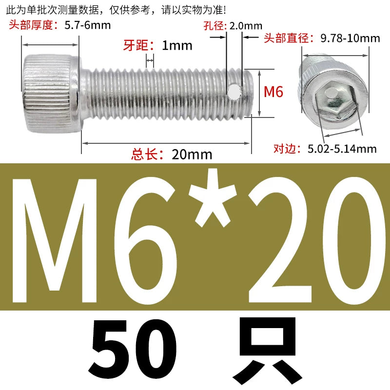 DIN912 304 SS Anti-Backout Screw M3-M10 Hex Socket Perforated Lead Seal Threaded Bolt