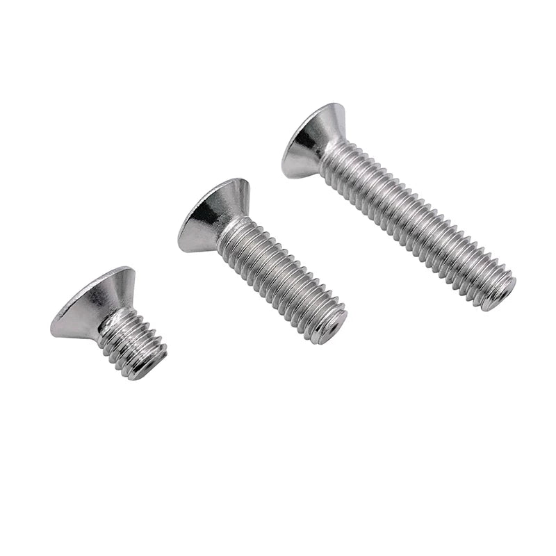 M3-M12 Hollow Vent Threaded Screw 304/316 SS Countersunk Torx Vacuum Through-Hole Bolt