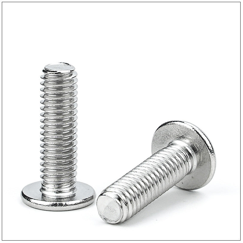 M3/M4/M5/M6  Galvanized Cross Large Flat Head Screw Thin Head Large Head Machine Screw Solid State Drive Flat Head Screw for Construction Projects