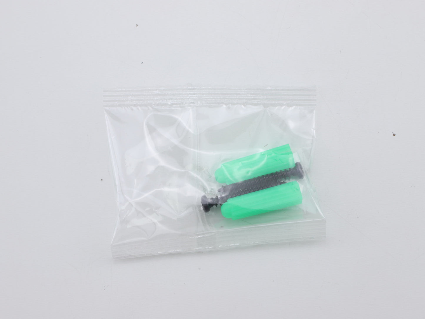 M3.5 Green Plastic Expansion Screw Pack with Self Tapping Screws & Rubber Plugs for Wall Mounting/Cabinet Installation/Shelf Fixing/DIY Home Hardware Projects