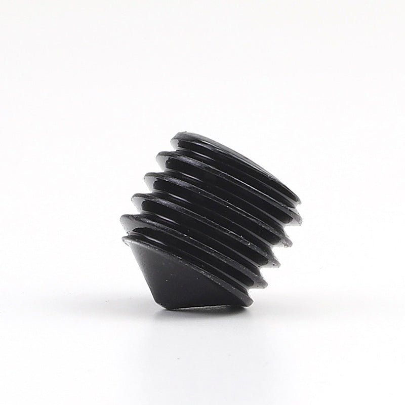 M3/M5/M8/M16 Grade 12.9 Carbon Steel Pointed Tip Set Screws Black Hex Socket Machine Rice Stop Screws for Machinery Positioning