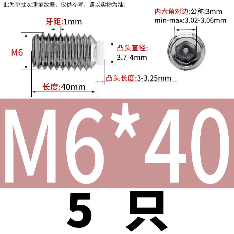 POM/Nylon Rubber Head Plunger 304 Stainless Steel Buffer Stop Screw M2-M10