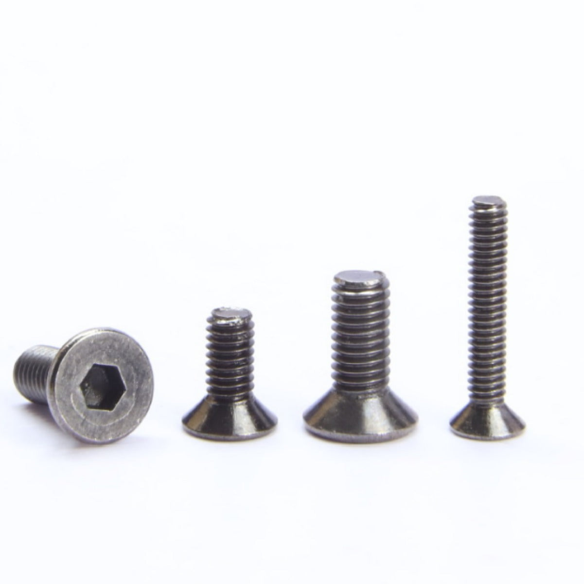 M2/M2.5/M3  10.9 grade black-plated nickel countersunk head hex screw high strength flat head screw flat cup bolt for Furniture & Mechanical Installation