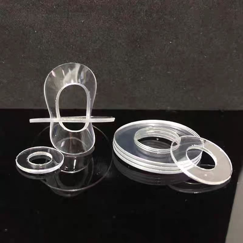 PVC transparent soft gasket White plastic gasket Insulating rubber gasket High temperature shock resistant sealing soft rubber round gasket for Household & Industrial Use