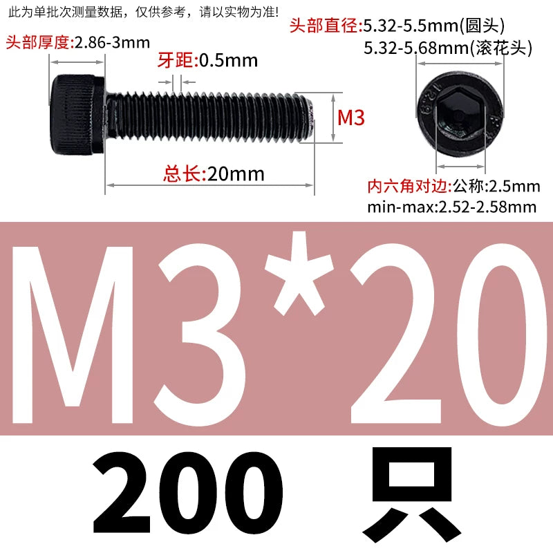 DIN912  M1.4-M16 Grade 12.9 Cup Head Hexagon Screw Full Thread Cylindrical Knurled Head Metric Screw