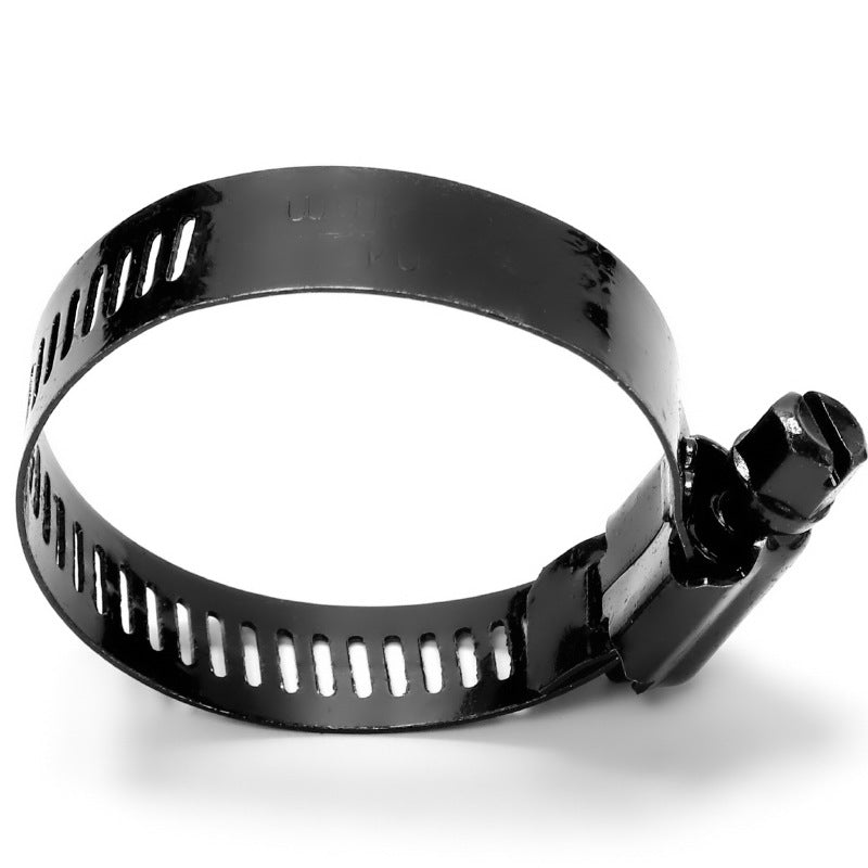 201/304 stainless steel Plated black throat hoop clamp one-word hoop range hood gas pipe water pipe clamp for Range Hood, Gas Pipe & Water Pipe
