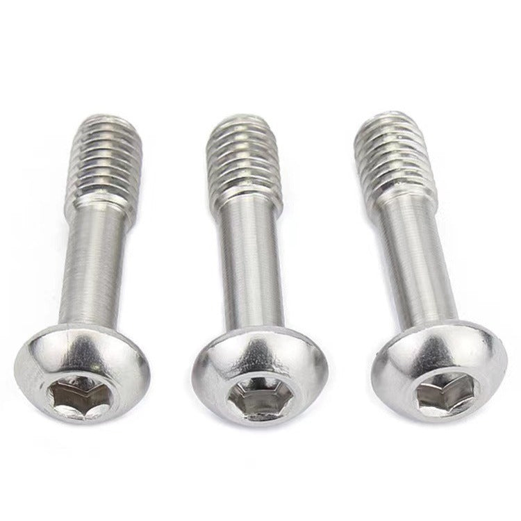 M2   304 stainless steel pan head inner hexagon loose screw semi-round head non-falling screw anti-falling half tooth bolt for Electronics & Small Devices