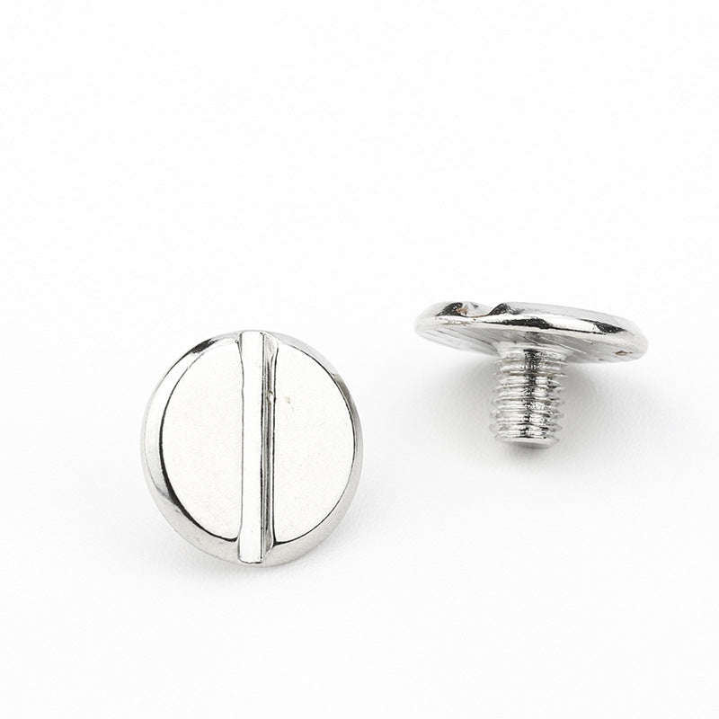 M3/M4 304 stainless steel one-word nail male nail nickel-plated mother and child screw male and female nail letter rivet  for Leather & Craft Assembly