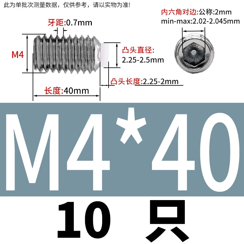 POM/Nylon Rubber Head Plunger 304 Stainless Steel Buffer Stop Screw M2-M10