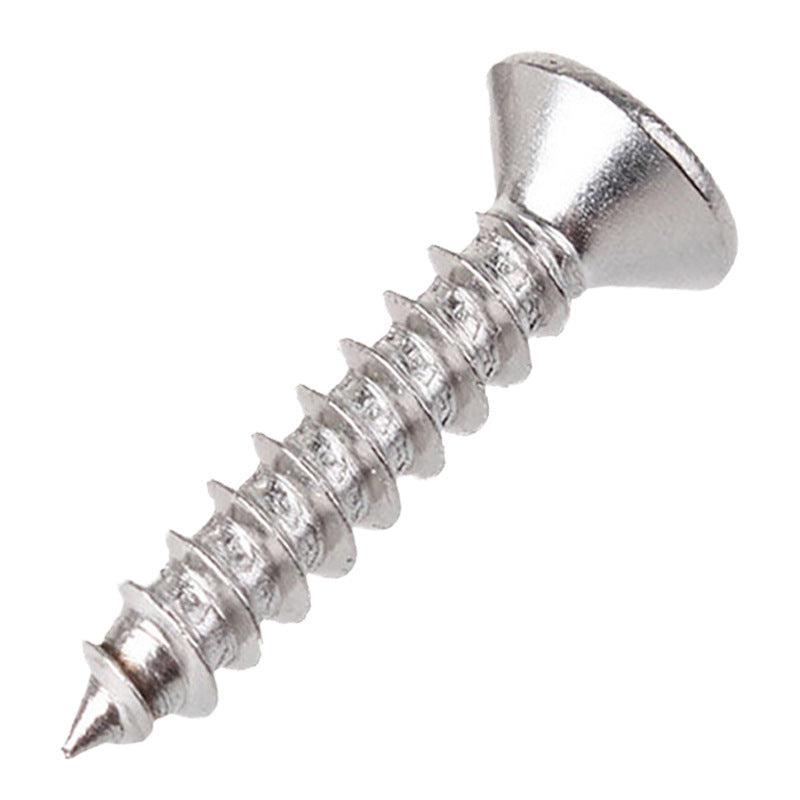 M2/M3/M4 201 Stainless Steel Countersunk Head Hexagon Self-Tapping Screws Flat Head Hexagon Self-Tapping Screws for Furniture & Construction