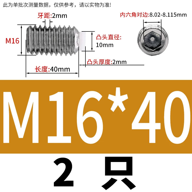 POM/Nylon Rubber Head Plunger 304 Stainless Steel Buffer Stop Screw M2-M10